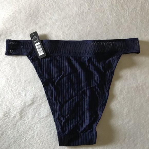 🍂5/30$!! NWT Lace Band Bootay Bag Ribbed Panties - Picture 3 of 4